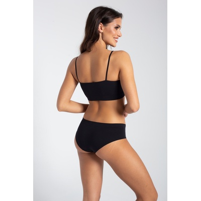 Gatta Bodywear Mimi Дамски безшевни бикини с ниска талия, черниEH-1033-BLACK - Черен, размер M