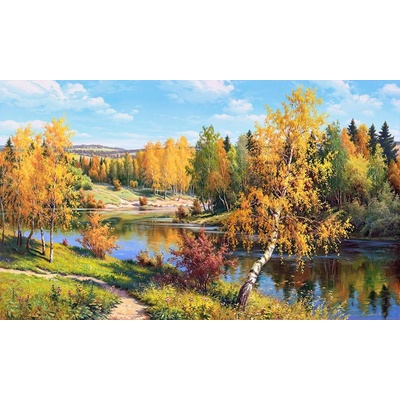 Obraz-Zlatý podzim 1 deska 100x60