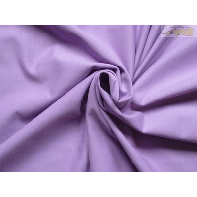 bavlněný úplet felpa lila