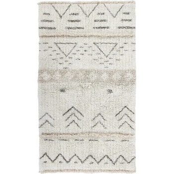 Lorena Canals Кремав ръчно изработен вълнен килим подходящ за пране 80x140 cm Lakota Day - Lorena Canals (WO-LAKODA-S)