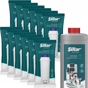 Sillar Delonghi Sada 12x vodní filtr odvápňovač 1l
