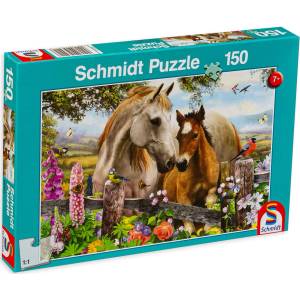Schmidt Spiele Пъзел Schmidt от 150 части - Коне (56421)