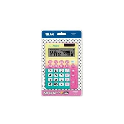 MILAN Calculator 12 items Sunset yellow-pink MILAN