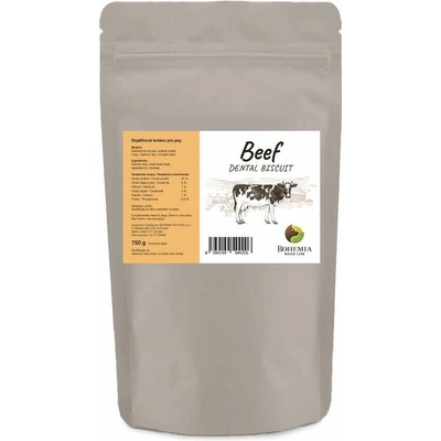 Bohemia BAKED Beef Dental Biscuit 750 g
