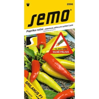 PAPRIKA silno štipľavá na rýchlenie a pole Srilanus F1