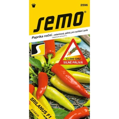 PAPRIKA silno štipľavá na rýchlenie a pole Srilanus F1