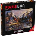 Anatolian Пъзел Anatolian от 500 части - Къща в долината, Джеймс Лий (P3533)