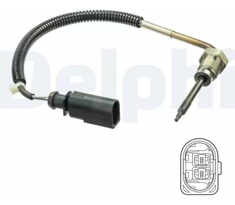 DELPHI Čidlo teploty výfukových plynů DF TS30209