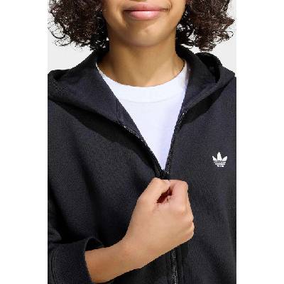 Adidas суичър с цип и качулка за деца с памук (KQ8436)