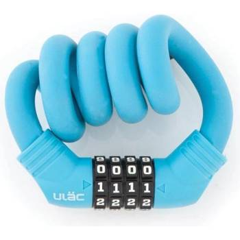 ULAC Велоключалка с кабел спирала Ulac 1970 sky с шифър