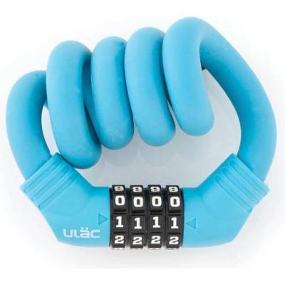 ULAC Велоключалка с кабел спирала Ulac 1970 sky с шифър