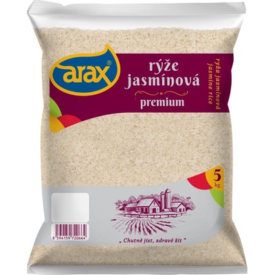 Arax Rýže Jasmínová 5kg – Zboží Mobilmania