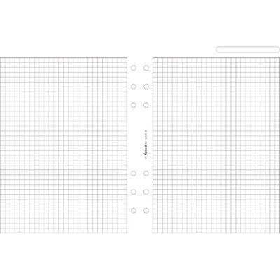 Filofax Papíry pro diáře, čtverečkované, A5, bílá