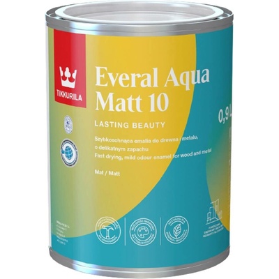 Tikkurila Everal Aqua Mat 10 modrá oceán 0,9 l