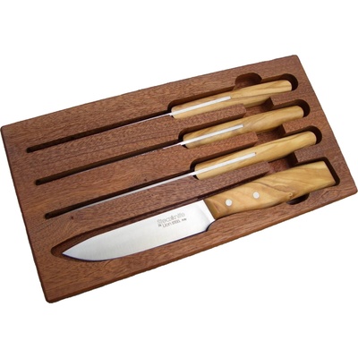 Sada steakových nožů LionSteel 9001S UL 4ks v dřevěném boxu
