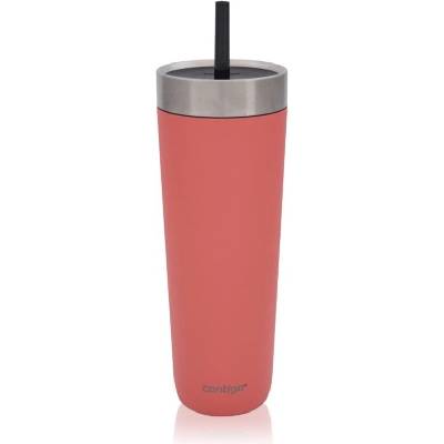 Contigo Luxe Spillproof Tumbler termohrnek barva Coral 720 ml