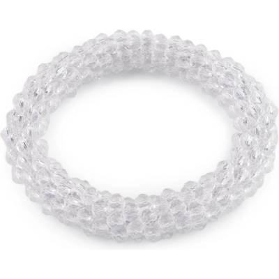 Náramek / gumička z broušených korálků crystal 1 ks