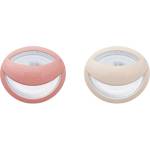Nuk Силиконови залъгалки NUK Perfect Match - Mommy Feel, 0-6 м, 2 броя, бежова/розова (10175337) - baby