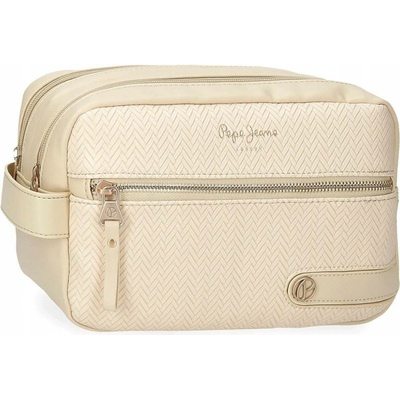Pepe Jeans kabelka na kosmetiku 7914431 béžová