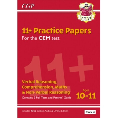 New 11+ CEM Practice Papers: Ages 10-11 - Pack 4 (with Parents' Guide & Online Edition) (CGP Books)(Paperback / softback)