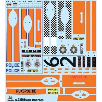 Italeri Jaguar Range Rover Police IT-3661 1:24