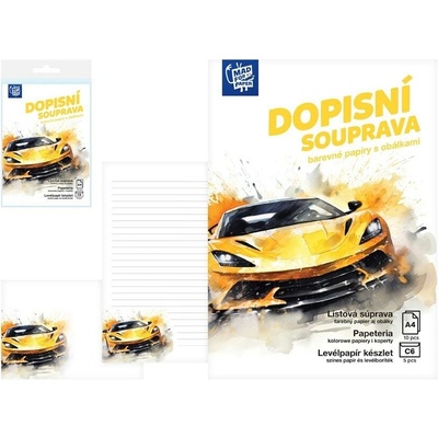 MFP paper Dopisní papír barevný LUX 5+10 (Auto)