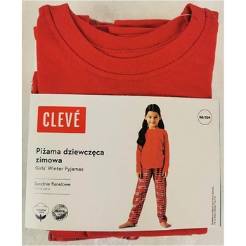 Cleve zimné dievčenské červené
