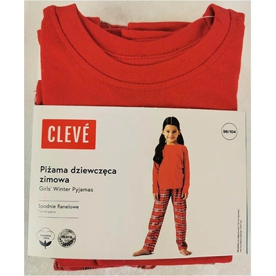 Cleve zimné dievčenské červené
