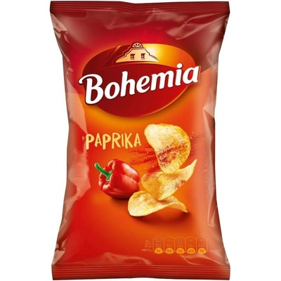 Bohemia Paprika bramborové lupínky 130 g