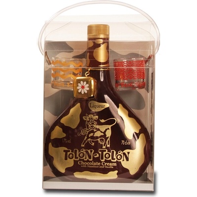 TOLÓN CHOCOLATE 17% 0,7 l (darčekové balenie 2 poháre)