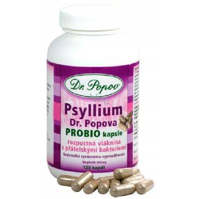 Dr. Popov Psyllium ProBio 120 kapslí