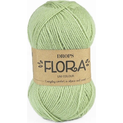 Příze DROPS Flora uni colour 16 - pistáciová