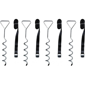 SADA Kotvení k trampolíně SEDCO - 4 ks vrtáky s popruhem