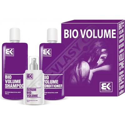 BK Brazil Keratin Bio Volume šampon 300 ml + kondicionér 300 ml + olej / sérum 100 ml dárková sada