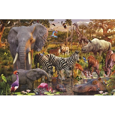 Ravensburger Africká fauna 3000 dílků