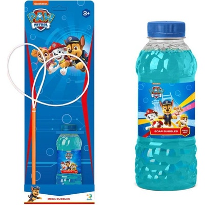 Bublifuk Tlapková patrola/Paw Patrol sada na tvorbu bublín + náplň 0 45L na karte 15x42x12cm