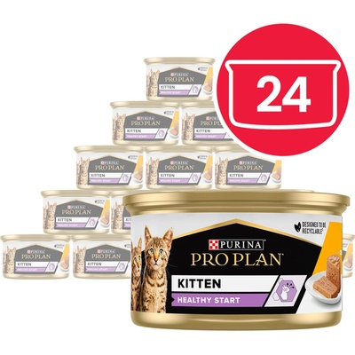 Pro Plan Kitten Healthy Start kura v paštéte 24 x 85 g