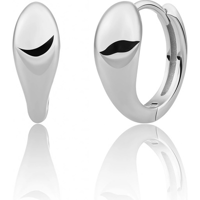 Sparkling Jewels strieborné kruhové náušnice EAS32
