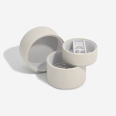 Stackers kulátá šperkovnice Oatmeal Bedside krémová 75676