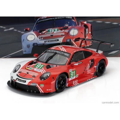Ixo models Porsche 911 991 2 Rsr N 91 24h Le Mans 2020 Gianmaria Bruni Richard Lietz Frederic Makowiecki Porsche 917 Tribute Design Red 1:18