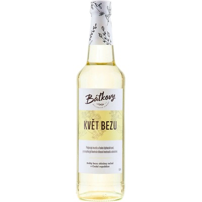 Báťkovy bylinkové sirupy Bezový sirup 0,5 l