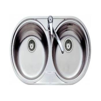 Teka Мивка с две корита Teka eline 80cm Inox