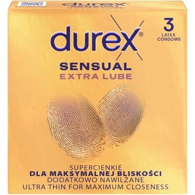 Durex Sensual Extra Lube 3 ks