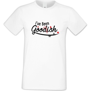  Мъжка бяла тениска I've been goodish