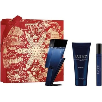 Carolina Herrera Bad Boy Cobalt - EDP 100 ml + EDP 10 ml + Shower Gel 100 ml за мъже