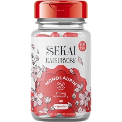 Sekai Katsuryoku Monolaurin 500 mg [48 капсули]