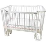 Azaria Дървена кошара + матрак BAMBINO Azaria 70х110х12 Бял (21000000029983)
