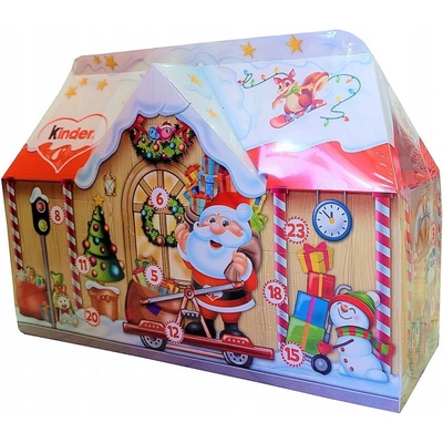 Kinder 3D adventný kalendár chalúpka 234 g