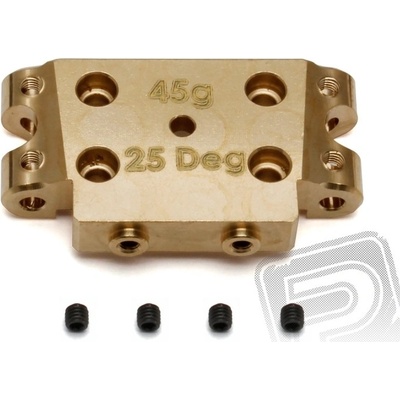 Bulkhead mosadz 25 stupňov 45 g
