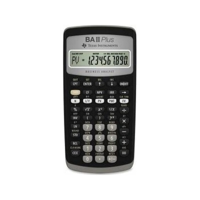 Texas Instruments Ba-Ii Plus Calculator Pocket Financial Black
